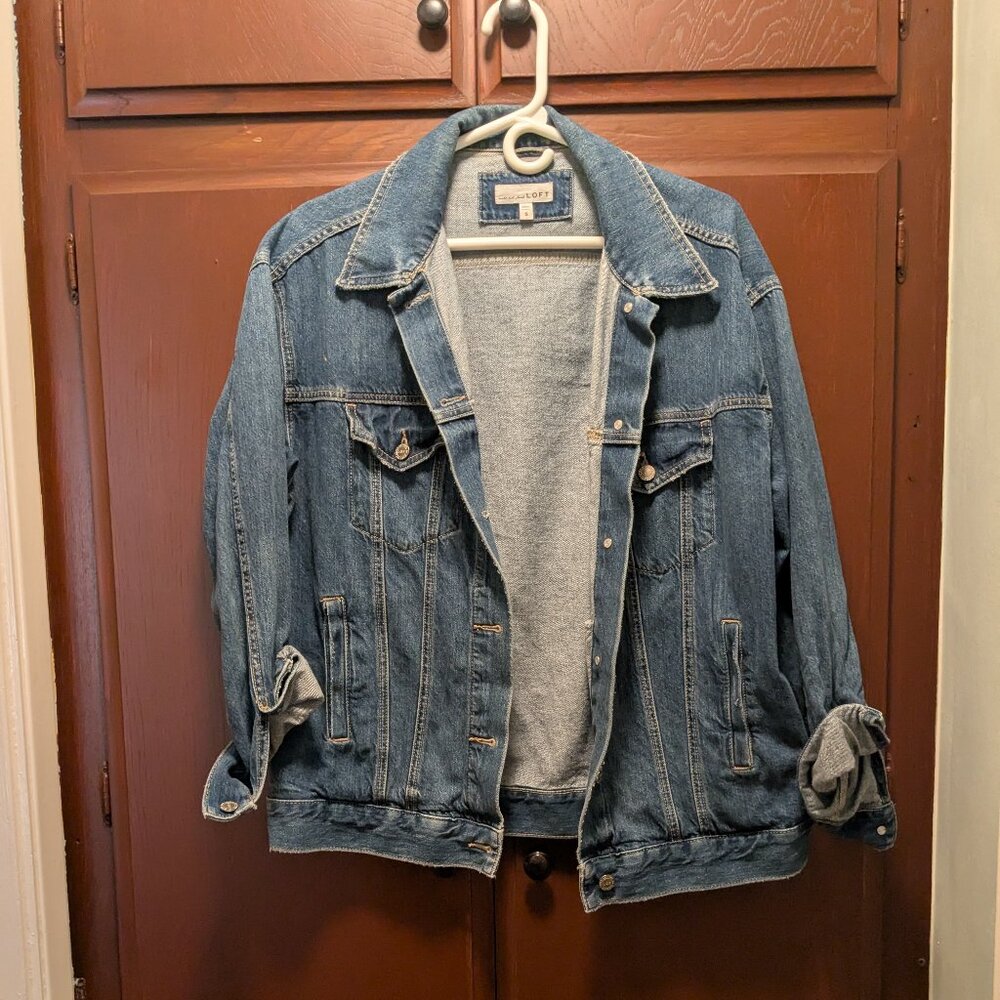Oversized Jean Jacket - Loft